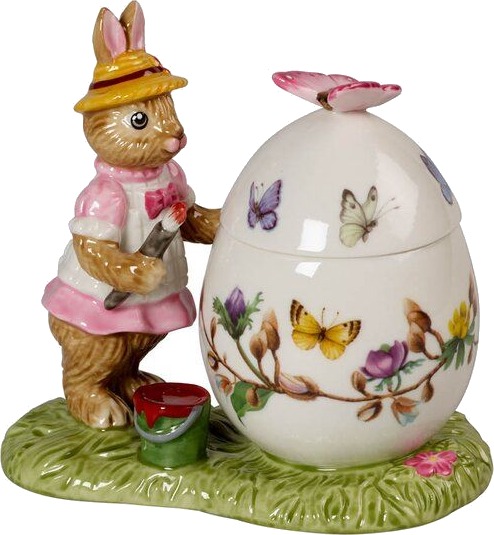 Villeroy & Boch Bunny Tales påskeegg Anna maler 11 cm Villeroy & Boch Bunny Tales påskeegg Anna maler 11 cm