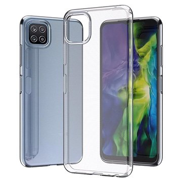 Antiskli Samsung Galaxy A22 5G, Galaxy F42 5G TPU-deksel Gjennomsiktig