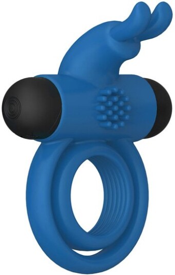 Double Rings Rabbit Clit Rechargeable Cock Ring Double Rings Rabbit Clit Rechargeable Cock Ring