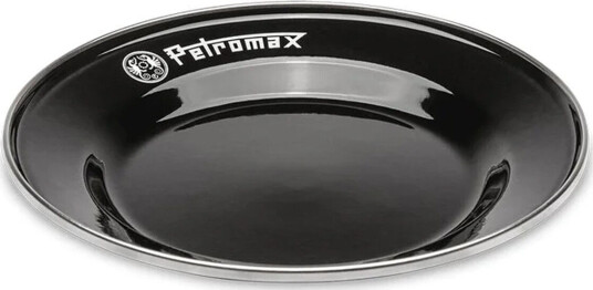 Petromax Enamel Plates Black 2 Pieces  18 cm  Black OneSize