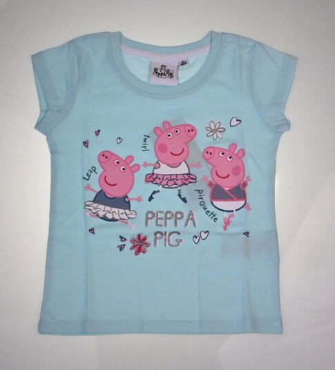 Peppa Gris T-skjorte Leap Twirl Pirouette - 110 / 5 år - Barn - 100% bomull Peppa Gris T-skjorte Leap Twirl Pirouette - 110 / 5 år - Barn - 100% bomull