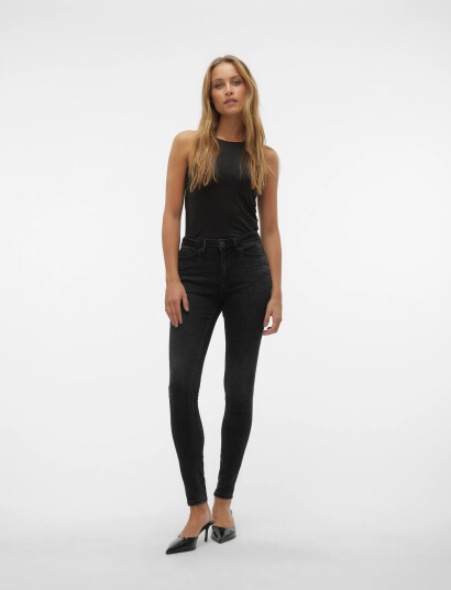 Vero Moda Vmflash Mr Skinny Jeans Li111 Ga Noos - Black - S x 32 Vero Moda Vmflash Mr Skinny Jeans Li111 Ga Noos - Black - S x 32