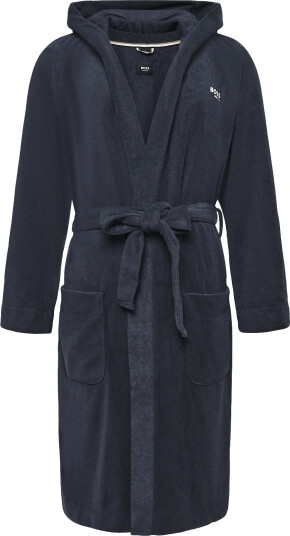 BOSS Terry Robe Navy M