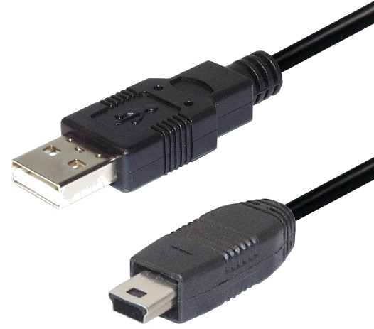 Transmedia C 158-1 1 M Usb A Mini-Usb A Svart Transmedia C 158-1 1 M Usb A Mini-Usb A Svart