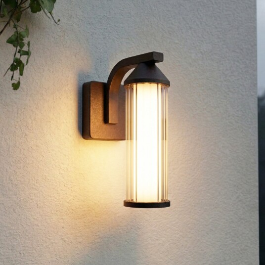 Utelampe Lindby Neravio Brun / Rust Balkong Aluminium Moderne 11 26 Brun / Rust