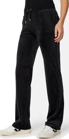 Juicy Couture Del Ray Velour Pant - Black