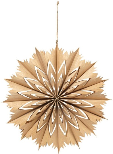 Broste Copenhagen Venja dekorasjonsstjerne S Ø30 cm Natural