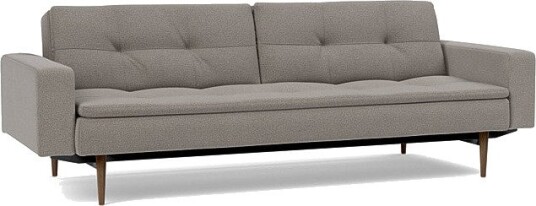 Sovesofa Dublexo med Armlener & Mørk Styletto ben B 2014035
