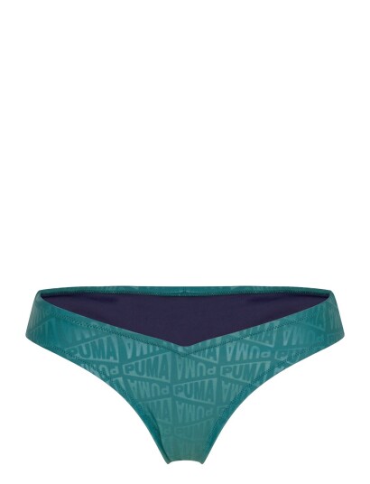 Puma Swim Puma Swim Women Embossed Brazilian Briefs 1P Green XL