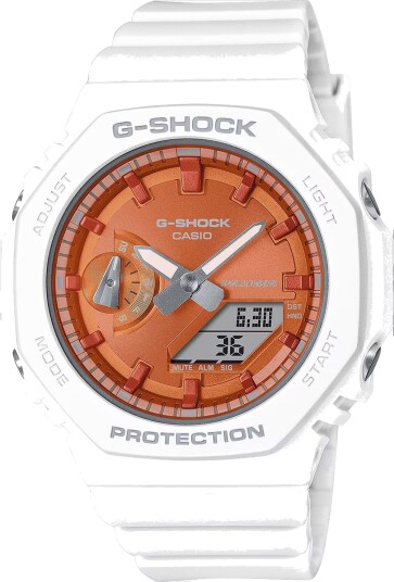 Casio G-Shock Women GMA-S2100WS-7A - Dame - 42 mm - Digitalt - Kvarts urverk - Mineralglas Casio G-Shock Women GMA-S2100WS-7A - Dame - 42 mm - Digitalt - Kvarts urverk - Mineralglas