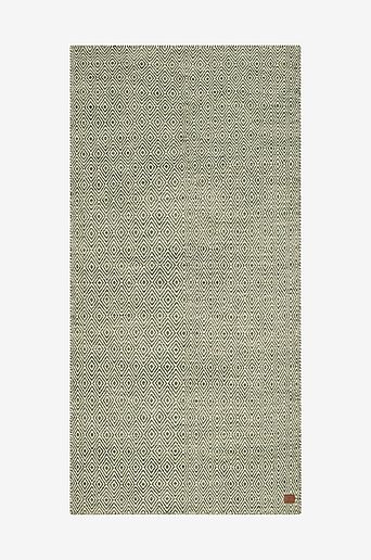 Km Home Gåsøya Ullteppe 75x200 cm Vendbart Grønn for Barnerom