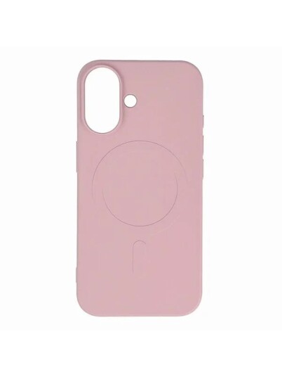Hurtel Liquid Silicone Case MagSafe for iPhone 16 Plus Light Pink