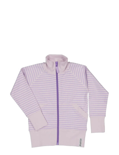 Geggamoja Zip Sweater - Purple - 86/92