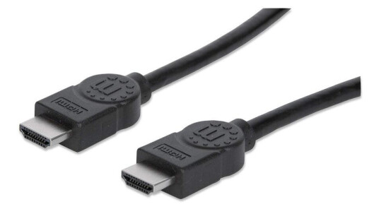 MANHATTAN HDMI med Ethernet-kabel HDMI 7.5m Sort