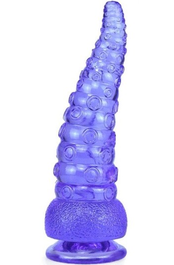 ToppedMonster Dildo Winkle Purple 23 cm