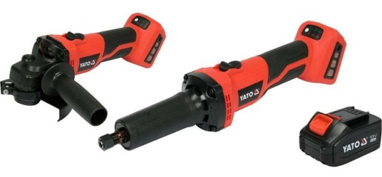 Yato Vinkelsliper 18v Inkl. batteri og lader