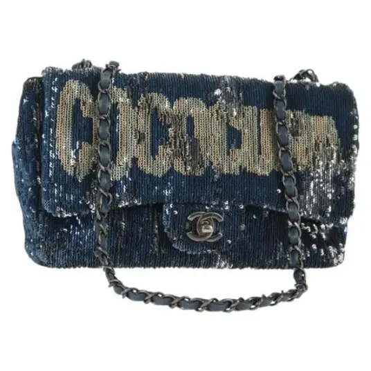Chanel Vintage Dame Blå
