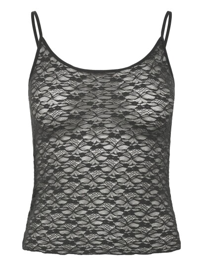 Weekday Lace Top Black L