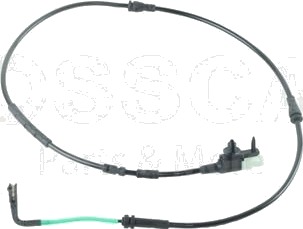 Slitekontakt bremsekloss OSSCA 76508