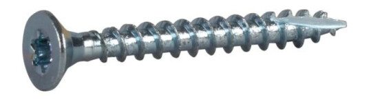 ESSVE 123139 Treskrue 4 mm Ø, TX20, helgjenget, forsenket, FZB 35 mm, 200-pakning