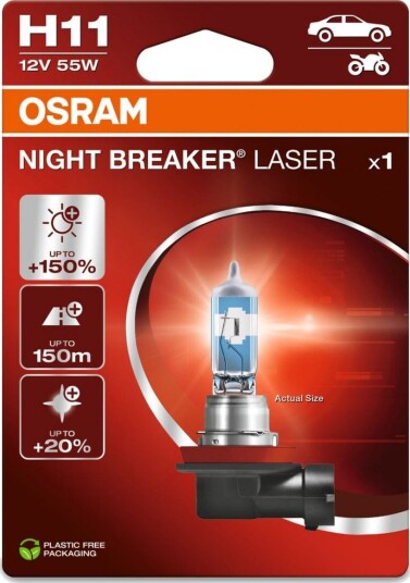 OSRAM 64211NL-1BL Lyspære, fjernlys