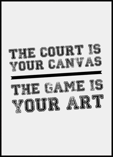 The Game Is Your Art Plakat Plakat / 100x150cm The Game Is Your Art Plakat Plakat / 100x150cm