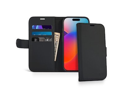 iiglo iPhone 16 Plus Lommebokdeksel (sort)
