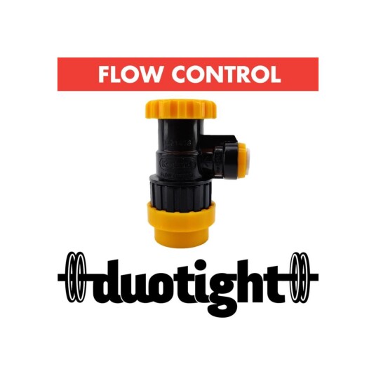 Kegland Ball Lock med Flow Control 8mm Duotight 8mm hurtigkobling
