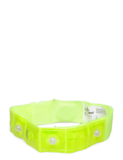 Salzmann Reflective Band With 4 Leds Salzmann Yellow One Size