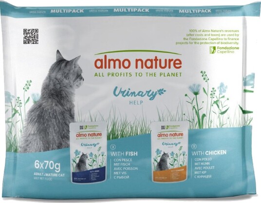 Almo Nature Functional Urinary Help Fisk & Kylling 6 X 70 G