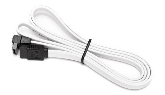 DUTZO SATA kabel   Hvit   1.03 m   Rett og 90 kontakt