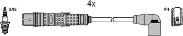 Tennplugg kabelsett HITACHI 134961 Tennplugg kabelsett HITACHI 134961