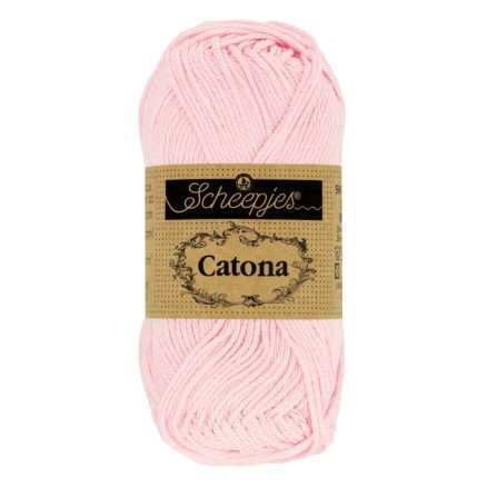 Scheepjes Catona Garn 238 Pudder Rosa - 25g