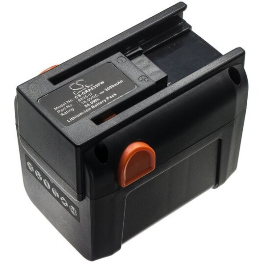 Gardena 8882 batteri (3000 mAh 18.0 V, Sort) Gardena 8882 batteri (3000 mAh 18.0 V, Sort)
