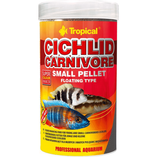 Tropical Cichlid Carnivore Small Pellet 250Ml Tropical Cichlid Carnivore Small Pellet 250Ml