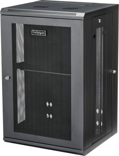 Startech 18U 19" Wall Mount Network Cabinet 16" Deep Hinged