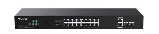 Tenda Teg1120p-16-150W, Uhåndtert, Gigabit Ethernet (10/100/1000), Strøm Over Ethernet (Poe), Rack-Montering, Kan Monteres På Vegg