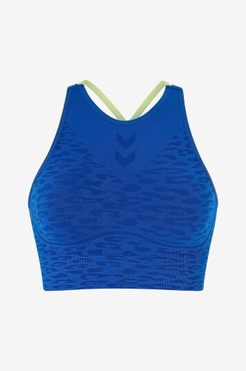 Hummel Sports BH hmlMT Leo Seamless Sports Bra Blå