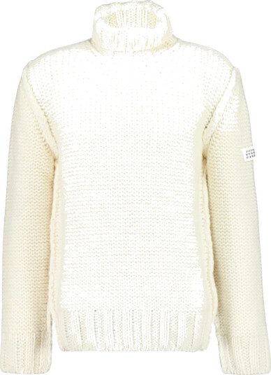 MM6 Maison Margiela Herre Strikkevarer Hvit L,