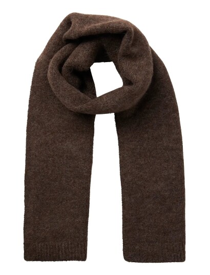 LMTD Nlflodet Knit Scarf Brown ONE SIZE LMTD Nlflodet Knit Scarf Brown ONE SIZE