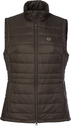 Chevalier Quintin Padded Vest Leather Women Brown Leather Brown 40W
