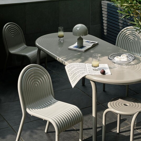 Tom Dixon Groove Lenestol Putty