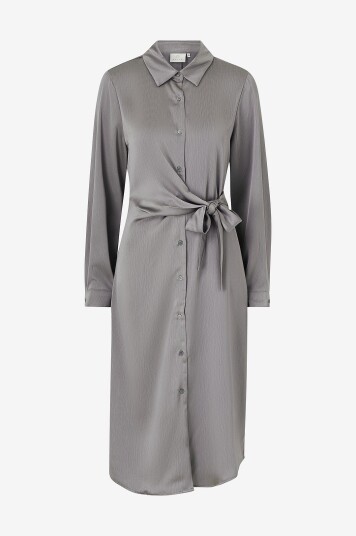 KAFFE - Skjortekjole kaLotte Dress - Grå KAFFE - Skjortekjole kaLotte Dress - Grå