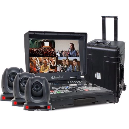 Datavideo 1601 PTZ Bundle pakke 3x 140T og Video mixer i transportkasse Datavideo 1601 PTZ Bundle pakke 3x 140T og Video mixer i transportkasse