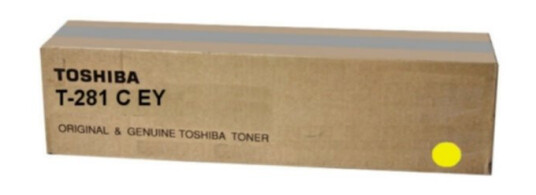 TOSHIBA 6AK00000107 TOSHIBA T-281 C EY Tonerkassett Gul