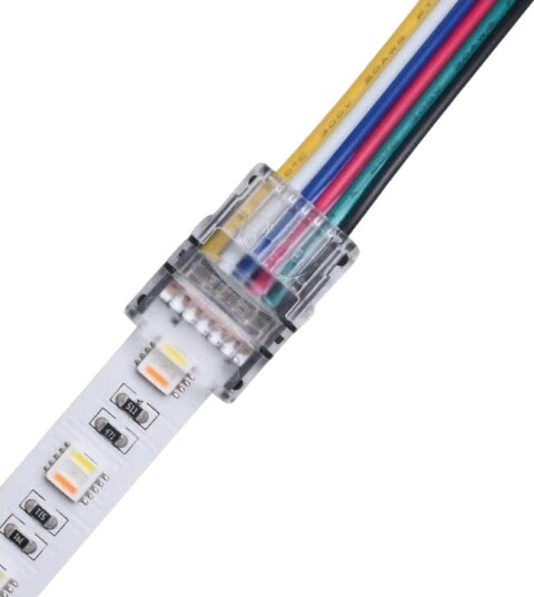 LED stripe samler til løse ledninger   12mm RGB+CCT IP20 5V 24V
