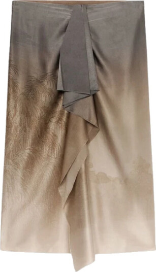 Pierre Louis Mascia Dame Skjørt Beige L, Pierre Louis Mascia Dame Skjørt Beige L,