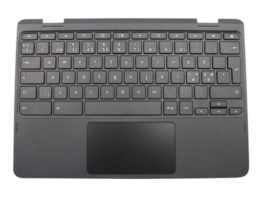 Lenovo - Erstatningstastatur For Bærbar Pc - Med Styreplate - Qwerty - Nordisk - Med Toppdeksel - For 300E Chromebook (1St Gen) 81H0 Lenovo - Erstatningstastatur For Bærbar Pc - Med Styreplate - Qwerty - Nordisk - Med Toppdeksel - For 300E Chromebook (1St Gen) 81H0