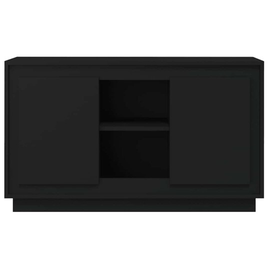 vidaXL Skjenk svart 102x35x60 cm konstruert tre