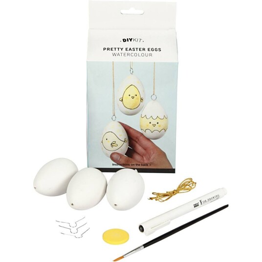 Creativ Company Watercolor set of Easter eggs Creativ Company Watercolor set of Easter eggs